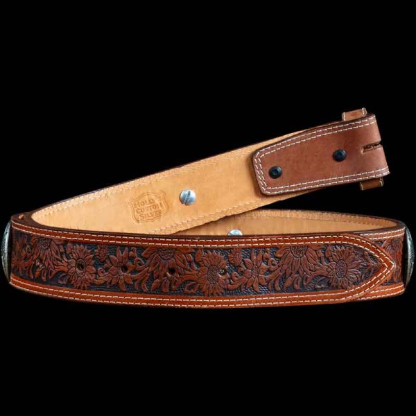 Willow Concho Leather Belt